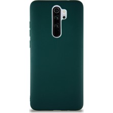 Kzy Xiaomi Redmi Note 8 Pro Kılıf Soft Premier Renkli Silikon Kapak - Yeşil