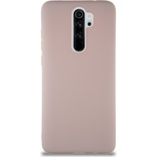 Kzy Xiaomi Redmi Note 8 Pro Kılıf Soft Premier Renkli Silikon Kapak - Pudra
