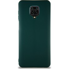 Kzy Xiaomi Redmi Note 9s Kılıf Soft Premier Renkli Silikon Kapak - Yeşil