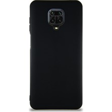 Kzy Xiaomi Redmi Note 9 Pro Kılıf Soft Premier Renkli Silikon Kapak - Siyah