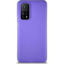 Kzy Xiaomi Mi 10T Kılıf Soft Premier Renkli Silikon Kapak - Mor