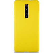Kzy Xiaomi Mi 9t Pro Kılıf Soft Premier Renkli Silikon Kapak - Sarı
