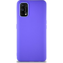 Kzy Realme 7 Pro Kılıf Soft Premier Renkli Silikon Kapak - Mor