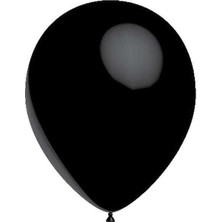 Parti Furyası Siyah  Balon  1 Paket 100 Adet