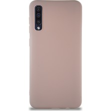 Case World Samsung Galaxy A30S Kılıf Soft Premier Renkli Silikon Kapak - Pudra