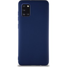 Case World Samsung Galaxy A31 Kılıf Soft Premier Renkli Silikon Kapak - Lacivert