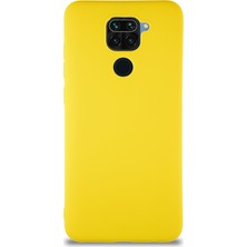 Case World Xiaomi Redmi Note 9 Kılıf Soft Premier Renkli Silikon Kapak - Sarı