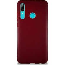 Case World Huawei P Smart 2019 Kılıf Soft Premier Renkli Silikon Kapak - Mürdüm