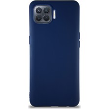 Case World Oppo Reno 4 Lite Kılıf Soft Premier Renkli Silikon Kapak - Lacivert