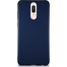 Case World Huawei Mate 10 Lite Kılıf Soft Premier Renkli Silikon Kapak - Lacivert