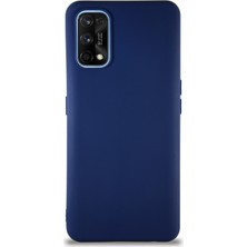 Case World Realme 7 Pro Kılıf Soft Premier Renkli Silikon Kapak - Lacivert