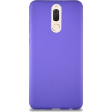 Case World Huawei Mate 10 Lite Kılıf Soft Premier Renkli Silikon Kapak - Mor