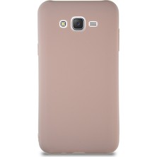 Case World Samsung Galaxy J7 Core Kılıf Soft Premier Renkli Silikon Kapak - Pudra