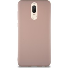 Case World Huawei Mate 10 Lite Kılıf Soft Premier Renkli Silikon Kapak - Pudra