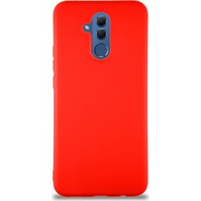Case World Huawei Mate 20 Lite Kılıf Soft Premier Renkli Silikon Kapak - Kırmızı
