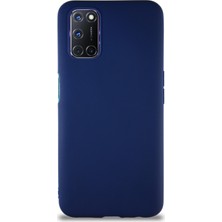 Case World Oppo A72 Kılıf Soft Premier Renkli Silikon Kapak - Lacivert
