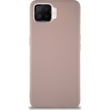 Case World Oppo A73 Kılıf Soft Premier Renkli Silikon Kapak - Pudra