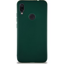 Case World Xiaomi Redmi Note 7 Kılıf Soft Premier Renkli Silikon Kapak - Yeşil
