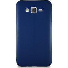 Case World Samsung Galaxy J7 Core Kılıf Soft Premier Renkli Silikon Kapak - Lacivert