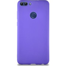 Case World Huawei P Smart Kılıf Soft Premier Renkli Silikon Kapak - Mor