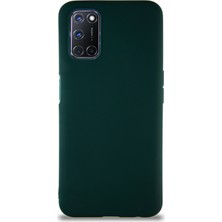 Case World Oppo A52 Kılıf Soft Premier Renkli Silikon Kapak - Yeşil