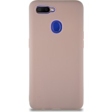 Case World Oppo A5S Kılıf Soft Premier Renkli Silikon Kapak - Pudra