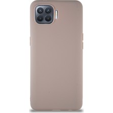 Case World Oppo Reno 4 Lite Kılıf Soft Premier Renkli Silikon Kapak - Pudra