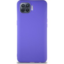 Case World Oppo Reno 4 Lite Kılıf Soft Premier Renkli Silikon Kapak - Mor