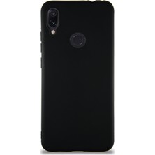 Case World Xiaomi Redmi Note 7 Pro Kılıf Soft Premier Renkli Silikon Kapak - Siyah