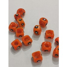 Livza Bijuteri Cam Nazar Bordum Boncuğu 10-12 mm 10 Adet