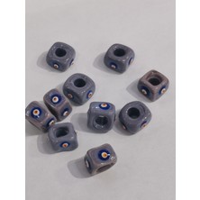 Livza Bijuteri Cam Nazar Bordum Boncuğu 07-08 mm 10 Adet