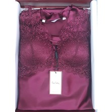 Pierre Cardin Saten Çeyizlik Altılı Pijamalı Takım 6040