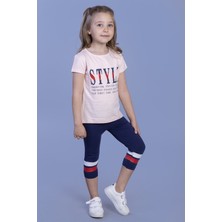 Toontoy Kız Çocuk Taytlı Takım