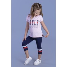 Toontoy Kız Çocuk Taytlı Takım