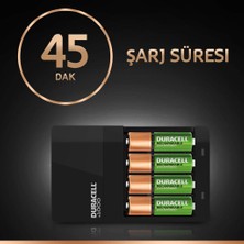 Duracell Cef 14 Şarj Aleti+2 Aa ve 2 Aaa Pil+Şarj Edilebilir Aaa 750 Mah 2 Pil