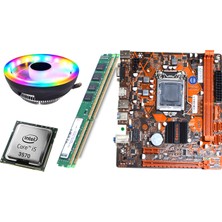 Esonic H61FHL Intel H61 1333MHZ Ddr3 + Intel® Core™ İ5-3570 1155 Pin + Ramtech 4gb Ddr3 1333MHZ Ram 1.5W + Snowman M105 Cpu Soğutucu Fan Rainbow Bundle Set