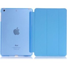 Teknetstore Apple iPad 5. / 6. Nesil 2017 / 2018 9.7" Kılıf Smart Cover Katlanabilir Standlı Akıllı Kapak Uyku Modlu Mavi