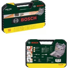 BOSCH V-line 103 Parça Matkap Ucu Seti Vidalama Ucu Seti Lokma Ucu - 2607017367