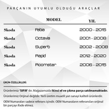 Alpha Auto Part 2 Adet Skoda Fabia 2000-2015 Için Çamurluk Sinyali Lambası