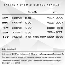 Alpha Auto Part Bmw 7 Serisi E66 E67 Için Arka Perde Tamir Plastik Parçası Klips