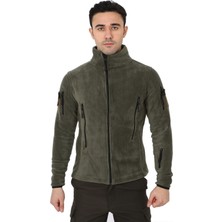 Asker Marketi Çok Cepli Haki Tactical Polar - Taktik Askeri Outdoor Polar