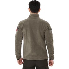 Asker Marketi Çok Cepli Açık Haki Tactical Polar - Taktik Askeri Outdoor Polar