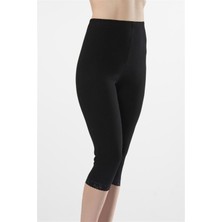 Türen Kadın Siyah Dantelli Uzun Tayt 259