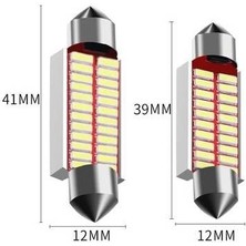 Waxen Sofit LED Canbus Tavan Plaka Ampül 31MM 2 Adet