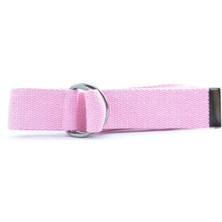 Trend Deri Pembe Ayarlanabilir D Tokalı Kolon Kemer 4 cm