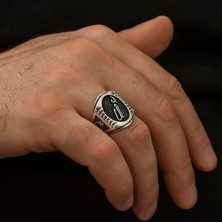Ervanur Gümüş Kaplama Atatürk Imzalı Erkek Yüzük