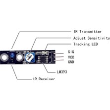 Arduino TCRT5000 Kızılötesi Sensör Modülü