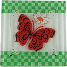 Hellove Cam Gider Kapağı Dekoratif Banyo Gider Süsü 10 x 10 cm