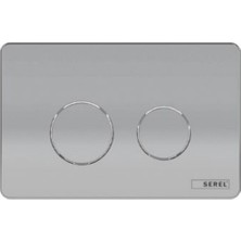 Eca Serel Gömme Rezervuar Smooth + 570120 Metal Kumanda Paneli