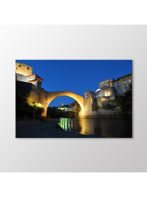 Arty Tablo Mostar Köprüsü Tablo
